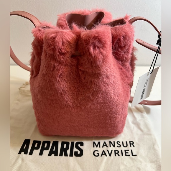 New- Mansur Gavriel x Apparis Mini Bucket Bag - Picture 9 of 16
